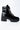 Side View Azalea Wang Girl You Know Youre A Freak Flatform Bootie in Black Patent