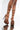 Front View Azalea Wang Girls Night Stiletto Sandal In Brown