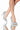 Front View Azalea Wang Glitch In The System Stiletto Pump In White