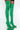 Front View Azalea Wang Got Me Stuck To You Fitted Thigh High Boot In Green