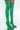 Front View Azalea Wang Got Me Stuck To You Fitted Thigh High Boot In Green