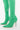 Full View Azalea Wang Got Me Stuck To You Fitted Thigh High Boot In Green