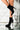 Front View Azalea Wang Gotta Have It Classic Heel Bootie in Black Patent