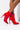 Side View Azalea Wang Gotta Have It Classic Heel Bootie in Red Patent