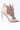 Back View Azalea Wang Gotta Let You Know Stiletto Bootie In Nude Patent