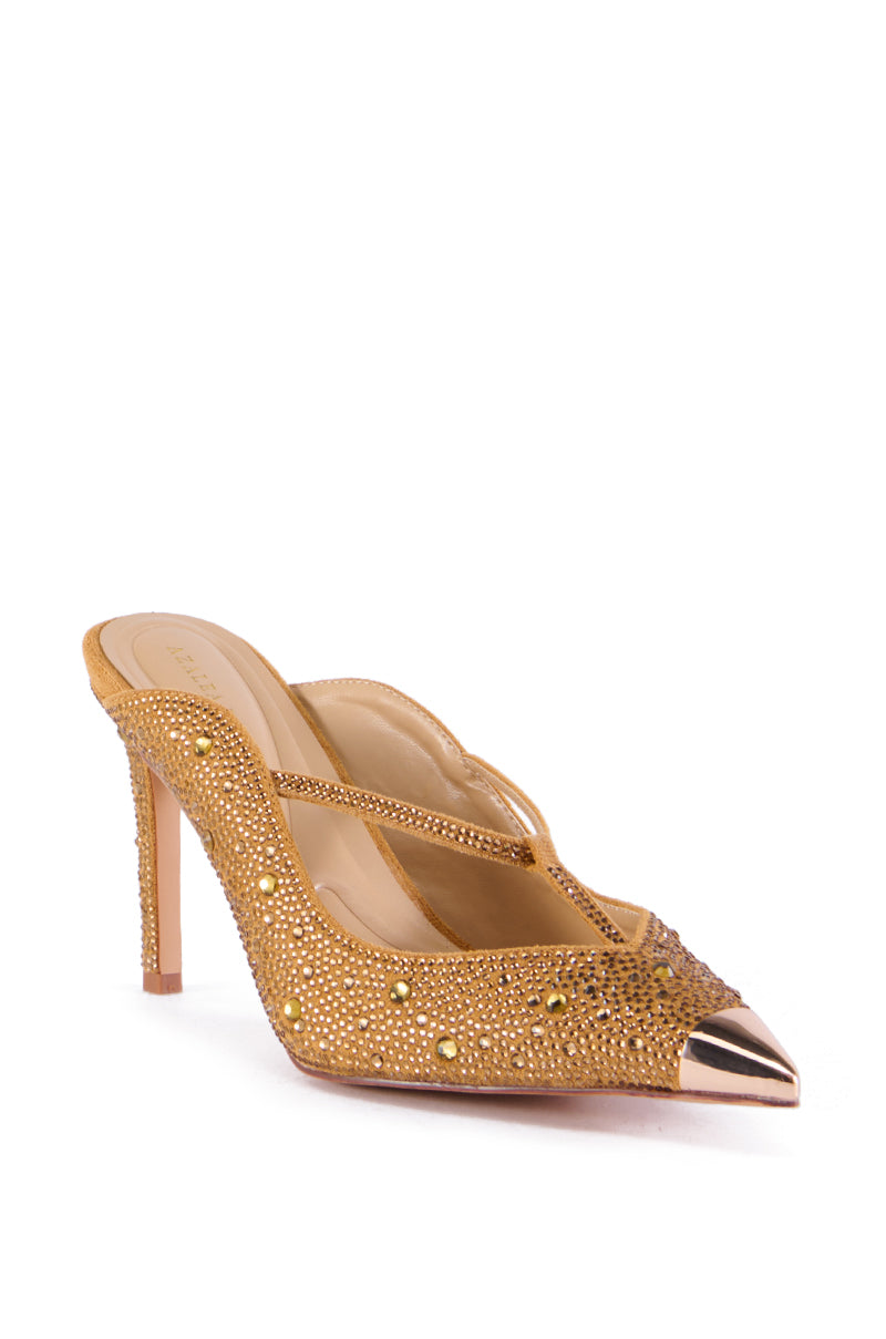Detail View Azalea Wang Gramme Tan Pump
