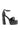 Back View Azalea Wang Haiku Black Sandal