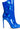 Full View Azalea Wang Halo Holographic Stiletto Bootie In Blue