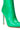 Full View Azalea Wang Halo Holographic Stiletto Bootie In Green