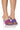 Front View Azalea Wang Happy Hour Embellished Stiletto Sandal In Purple