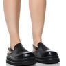 Front View Azalea Wang Harlequin Flat In Black