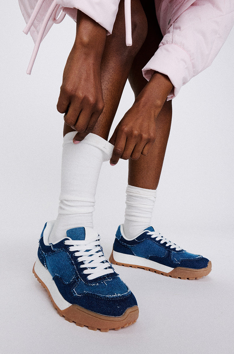 Extra View Azalea Wang Haynes Denim Sneaker