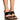 Front View Azalea Wang Head In The Clouds Wedge Sandal In Black