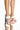 Front View Azalea Wang Head In The Clouds Wedge Sandal In White