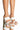 Front View Azalea Wang Head In The Clouds Wedge Sandal In White