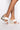 Side View Azalea Wang Head In The Clouds Wedge Sandal In White