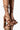 Front View Azalea Wang Hearts Racing Chunky Sandal In Brown