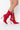 Side View Azalea Wang Heating Up Stiletto Bootie In Red