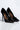 Side View Azalea Wang Here To Stay Stiletto Pointed Toe Pump in Black Patent