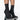 Front View Azalea Wang Hit Restart Chunky Bootie In Black