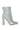 Side View Azalea Wang Honey Bunch Silver Embellished Bootie