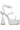 Side View Azalea Wang Honolulu Chunky Sandal In White