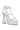 Back View Azalea Wang Honolulu Chunky Sandal In White