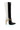 Front View Azalea Wang Hype Me Up Knee High Chain Boot In Black White