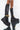 Front View Azalea Wang I Dont Wanna Be Like You Flatform Boot In Black