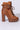 Detail View Azalea Wang I Got The Sauce Chunky Heel Bootie In Brown