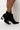 Side View Azalea Wang I Know You Heard About Me Block Heel Bootie in Black Knit