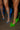 Extra View Azalea Wang Im That Girl Feather Sandal In Lime