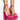 Front View Azalea Wang In Diamond Dreams Chunky Sandal In Fuchsia