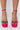 Back View Azalea Wang In Diamond Dreams Chunky Sandal In Fuchsia