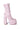 Side View Azalea Wang Isnt She Lovely Floral Rhinestone Chunky Heel Bootie In Pink