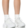 Front View Azalea Wang Ithaca White Sneaker