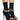 Front View Azalea Wang Its A Bling Thing Open Toe Stiletto Bootie In Black Stretch Suede