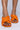 Back View Azalea Wang Its All Love Chunky Sandal In Orange in Orange