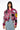 Back View Azalea Wang Jacquard Varsity Bomber