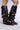 Front View Azalea Wang Jadie Multi Rainbow Sequin Western Boot