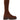 Side View Azalea Wang Jaye Black Stretch Boot In Brown