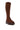 Back View Azalea Wang Jaye Black Stretch Boot In Brown