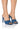 Front View Azalea Wang Jazi Stiletto Sandal In Denim