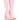 Front View Azalea Wang Jazzy Patent Knee High Boot In Pink