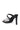 Detail View Azalea Wang Jenelle Black Metallic Toe Sandal