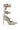 Side View Azalea Wang Jenna Belted Rhinestone Embellished Pump In Silver