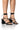 Side View Azalea Wang Jenning Kitten Heel Sandal In Oil Slick