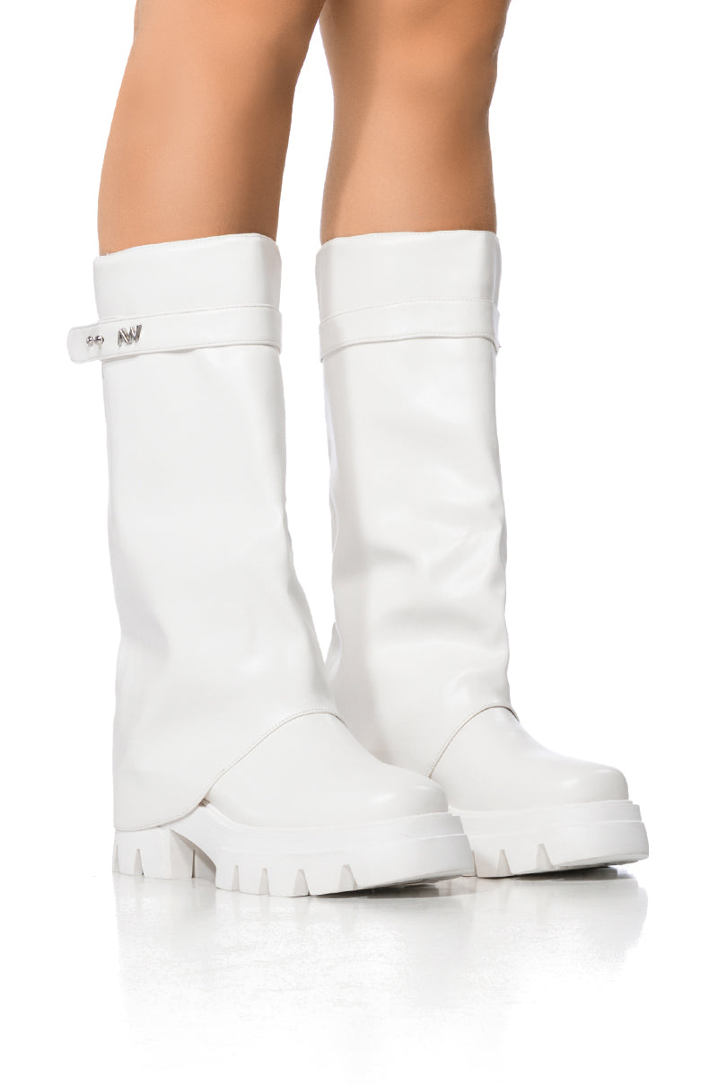 AZALEA WANG JET WHITE BOOT view 0