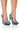 Front View Azalea Wang Joliet Denim Diamond Buckle Pump