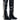 Front View Azalea Wang Joy District Diamond Fringe Black Western Boot